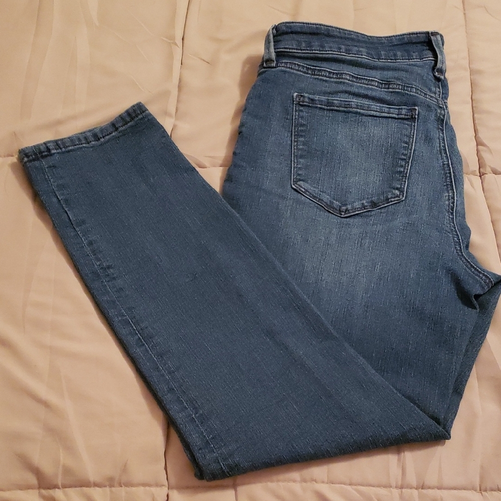 Women's NYDJ "Alina" Blue Denim Akle Jeans Size 10